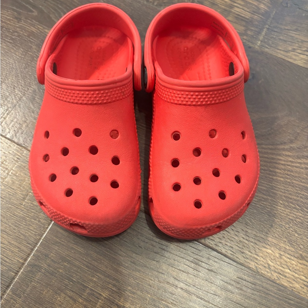 CROCS Kids Bright Red Classic Clog
